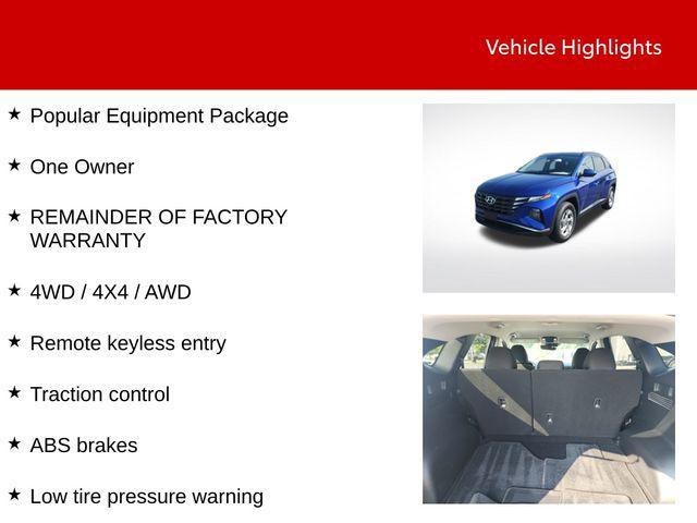 used 2022 Hyundai Tucson car, priced at $22,700