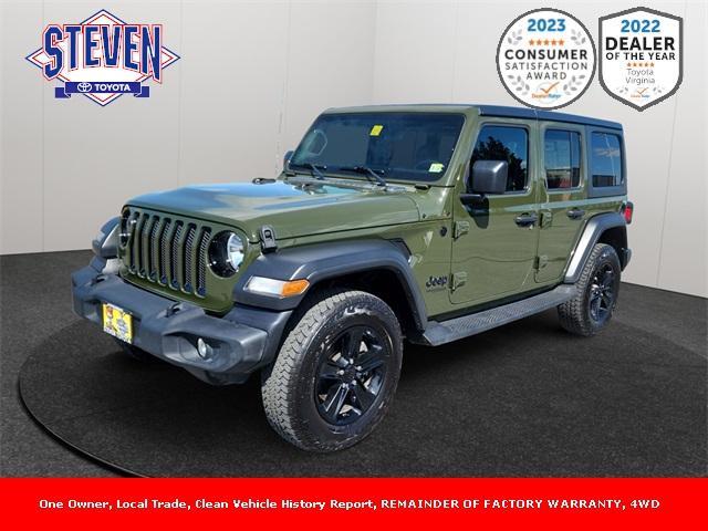 used 2021 Jeep Wrangler Unlimited car, priced at $31,250