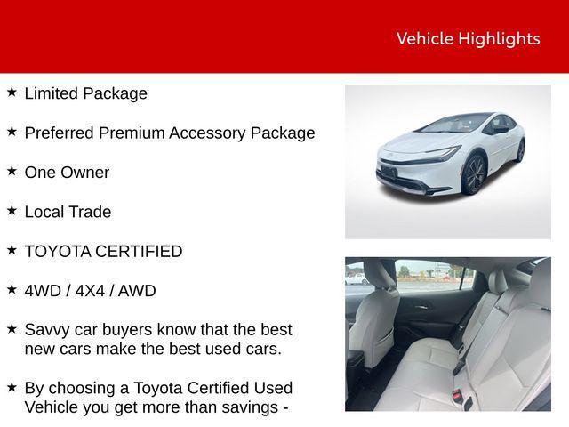 used 2024 Toyota Prius car, priced at $33,400
