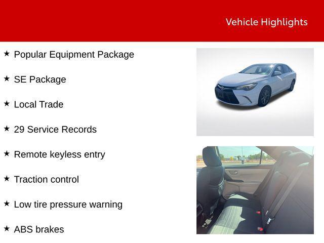 used 2015 Toyota Camry car, priced at $13,250