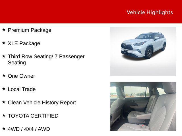 used 2022 Toyota Highlander car, priced at $39,350