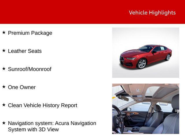 used 2021 Acura TLX car, priced at $24,735