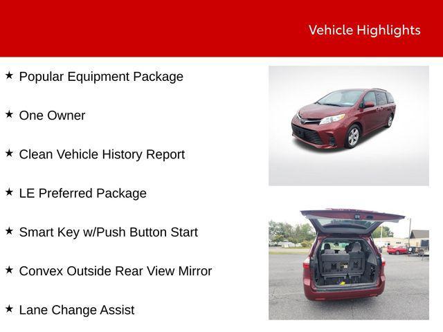 used 2020 Toyota Sienna car, priced at $25,830