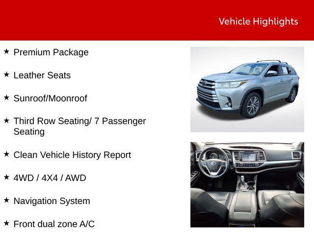 used 2018 Toyota Highlander car, priced at $24,000