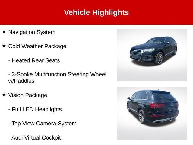 used 2017 Audi Q7 car, priced at $13,000