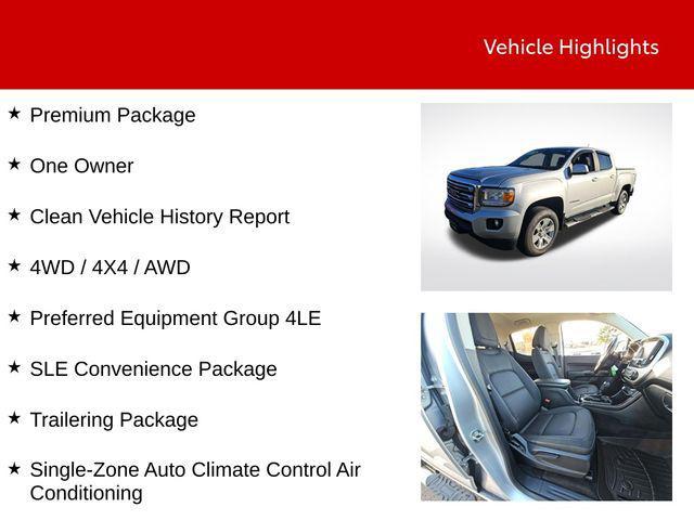 used 2018 GMC Canyon car, priced at $24,500