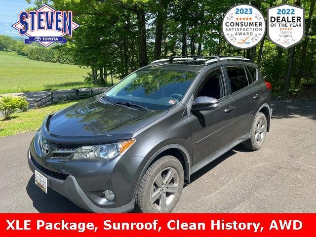 used 2015 Toyota RAV4 car, priced at $17,500