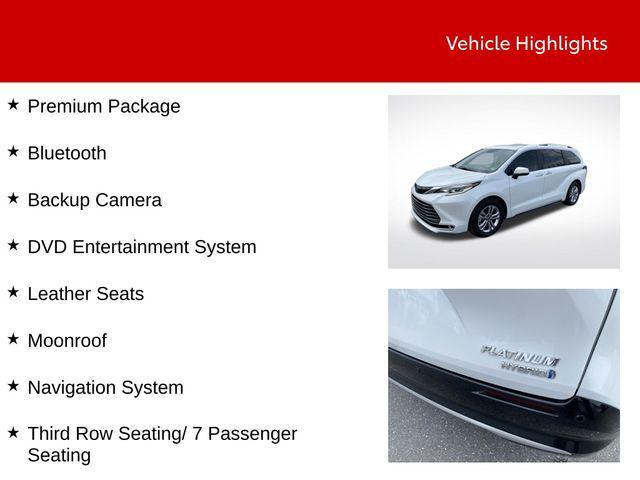 used 2022 Toyota Sienna car, priced at $46,500