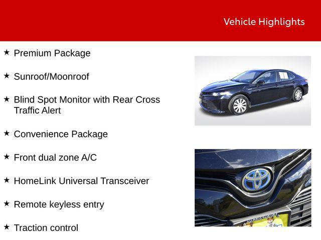 used 2018 Toyota Camry Hybrid car, priced at $21,000