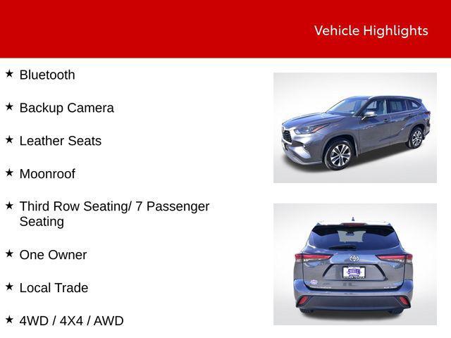 used 2022 Toyota Highlander car, priced at $33,900