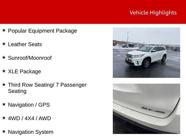 used 2018 Toyota Highlander car, priced at $20,500