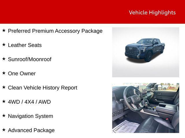 used 2022 Toyota Tundra Hybrid car, priced at $47,500