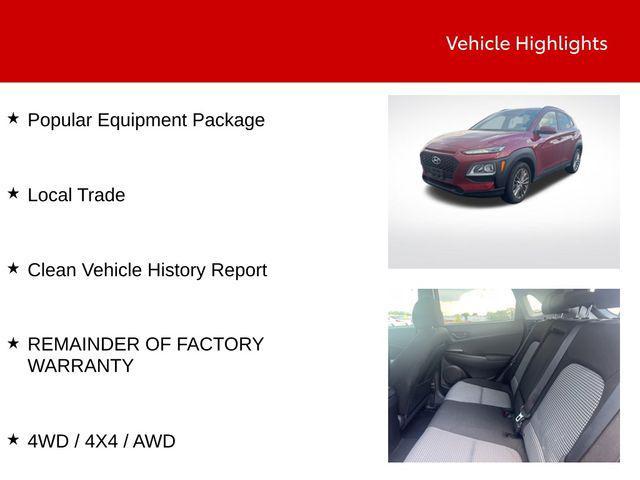 used 2021 Hyundai Kona car, priced at $17,000