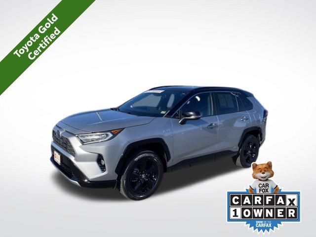 used 2019 Toyota RAV4 Hybrid car, priced at $30,500