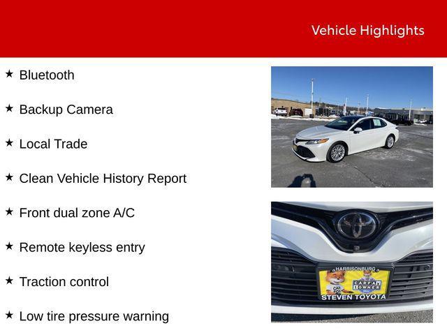 used 2019 Toyota Camry car, priced at $21,500