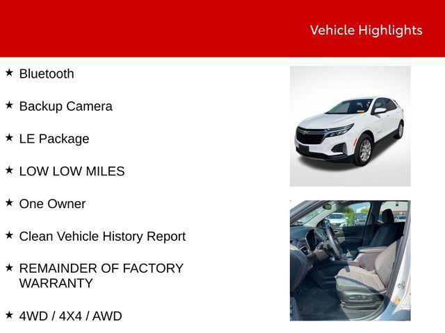 used 2022 Chevrolet Equinox car, priced at $23,200