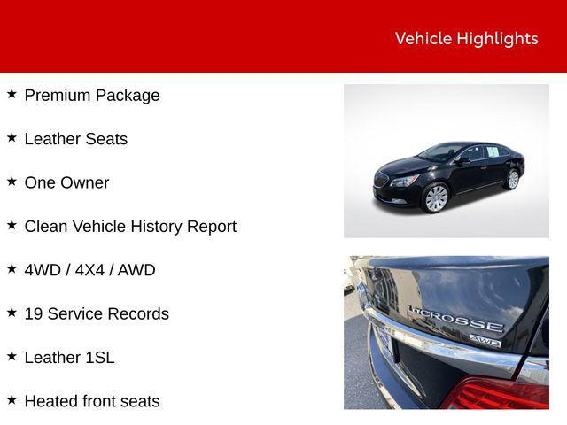 used 2016 Buick LaCrosse car, priced at $13,495