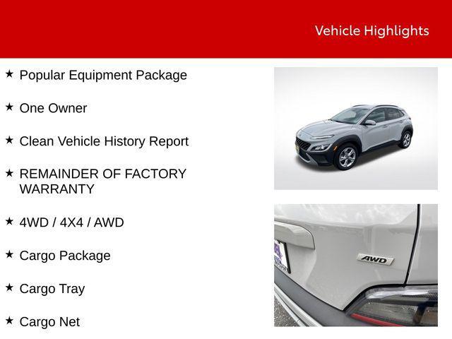 used 2022 Hyundai Kona car, priced at $22,000