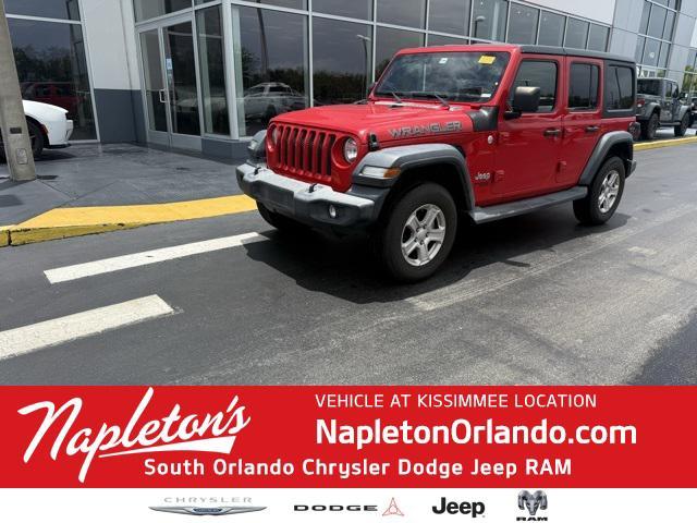 used 2020 Jeep Wrangler Unlimited car, priced at $23,607