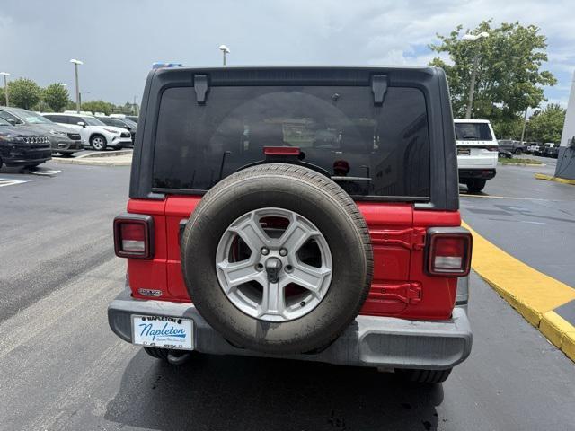 used 2020 Jeep Wrangler Unlimited car, priced at $23,607