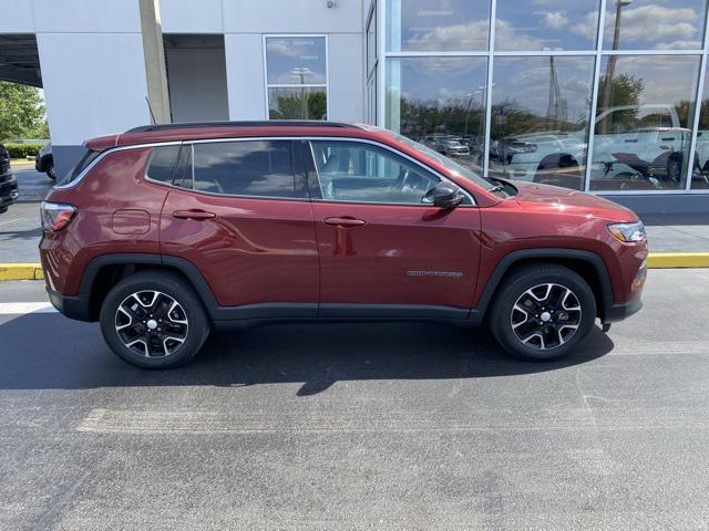 used 2022 Jeep Compass car, priced at $18,876