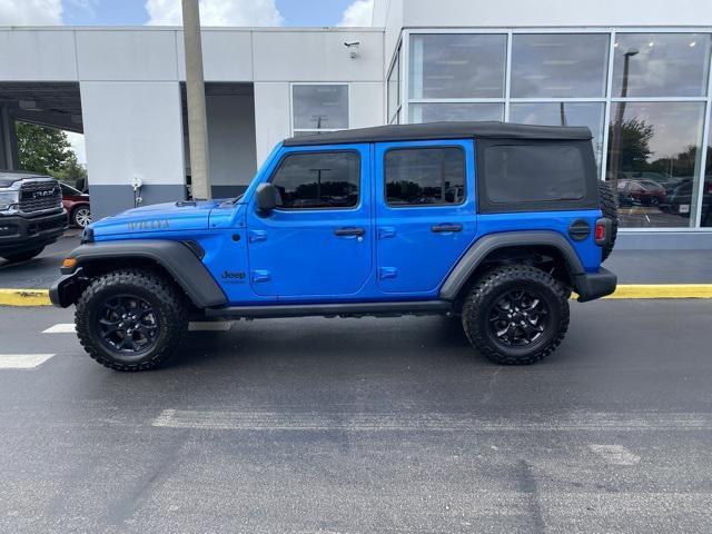 used 2022 Jeep Wrangler Unlimited car, priced at $30,946