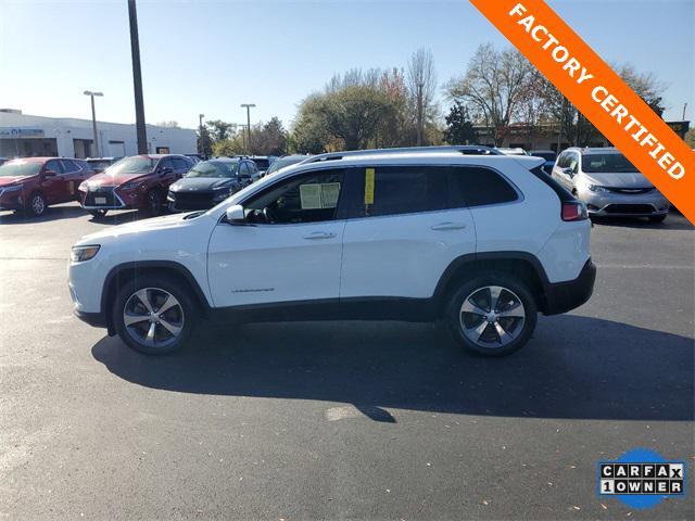 used 2020 Jeep Cherokee car, priced at $21,021