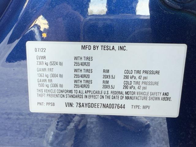 used 2022 Tesla Model Y car, priced at $31,500