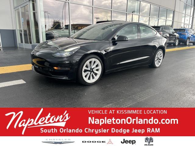 used 2023 Tesla Model 3 car, priced at $21,232