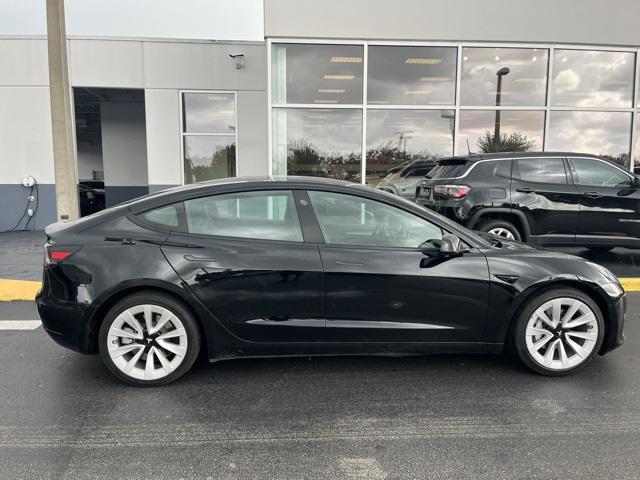 used 2023 Tesla Model 3 car, priced at $21,232