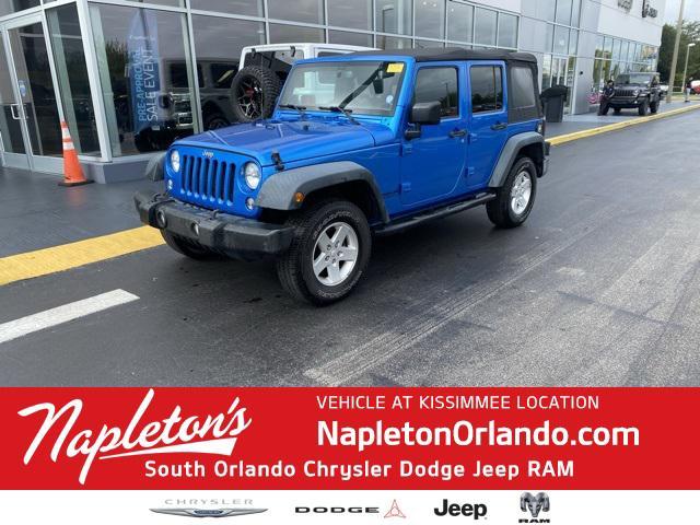 used 2016 Jeep Wrangler Unlimited car, priced at $18,386