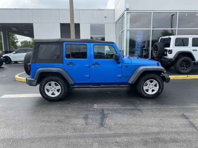 used 2016 Jeep Wrangler Unlimited car, priced at $18,386