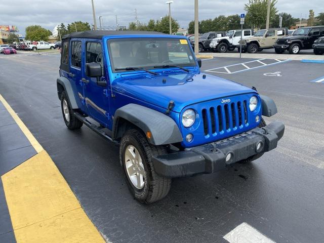 used 2016 Jeep Wrangler Unlimited car, priced at $18,386