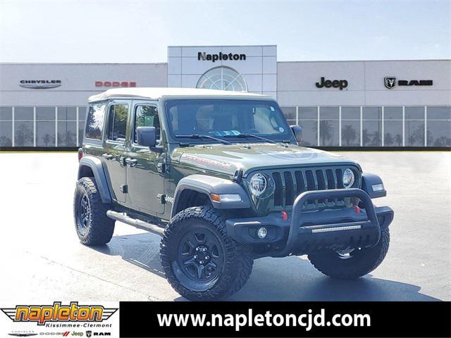 used 2021 Jeep Wrangler Unlimited car, priced at $28,951