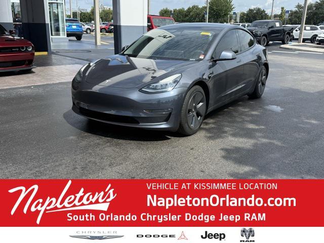 used 2021 Tesla Model 3 car, priced at $21,000