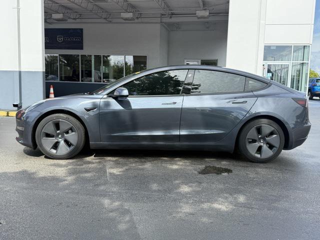 used 2021 Tesla Model 3 car, priced at $21,000