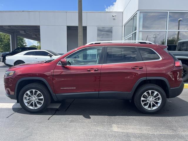 used 2021 Jeep Cherokee car, priced at $22,009