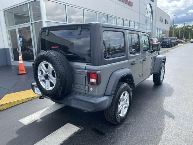 used 2021 Jeep Wrangler Unlimited car, priced at $33,859
