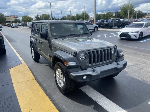 used 2021 Jeep Wrangler Unlimited car, priced at $33,859