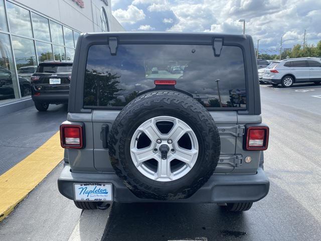 used 2021 Jeep Wrangler Unlimited car, priced at $33,859