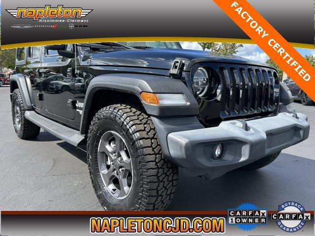 used 2021 Jeep Wrangler Unlimited car, priced at $30,163