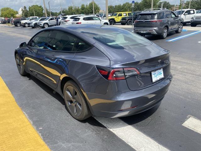 used 2023 Tesla Model 3 car, priced at $23,297