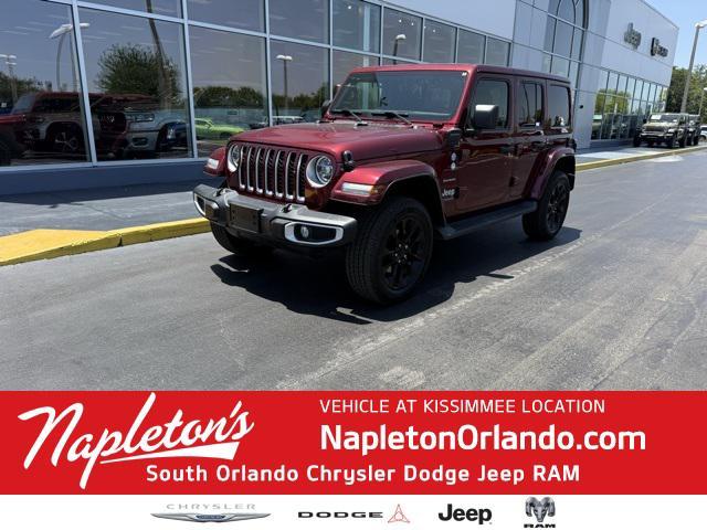 used 2021 Jeep Wrangler Unlimited 4xe car, priced at $28,566