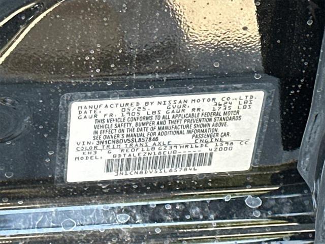 new 2025 Nissan Versa car, priced at $18,989