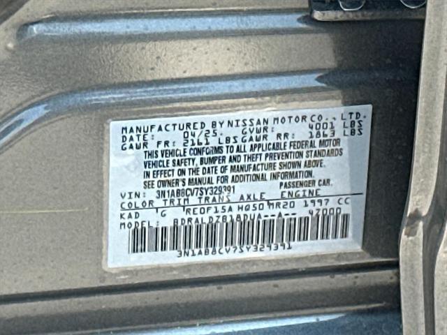 new 2025 Nissan Sentra car, priced at $23,322