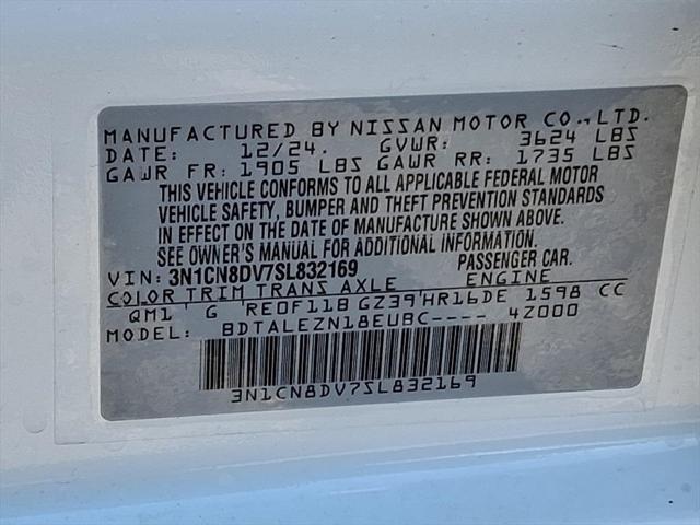 new 2025 Nissan Versa car, priced at $21,438