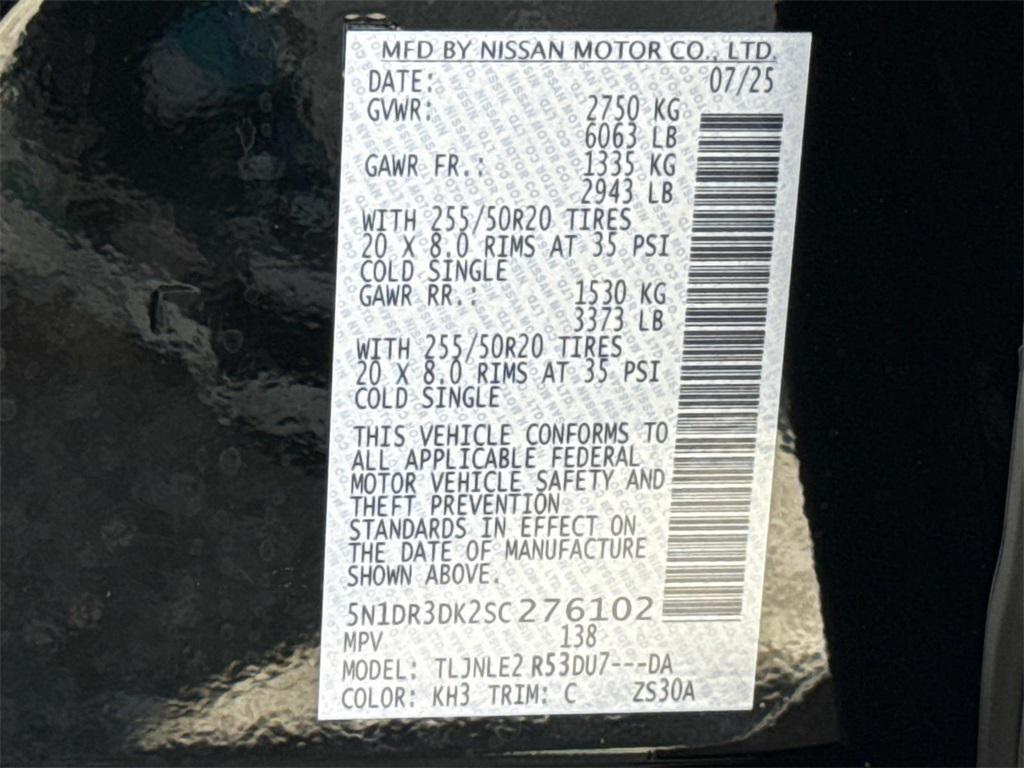 new 2025 Nissan Pathfinder car, priced at $49,734