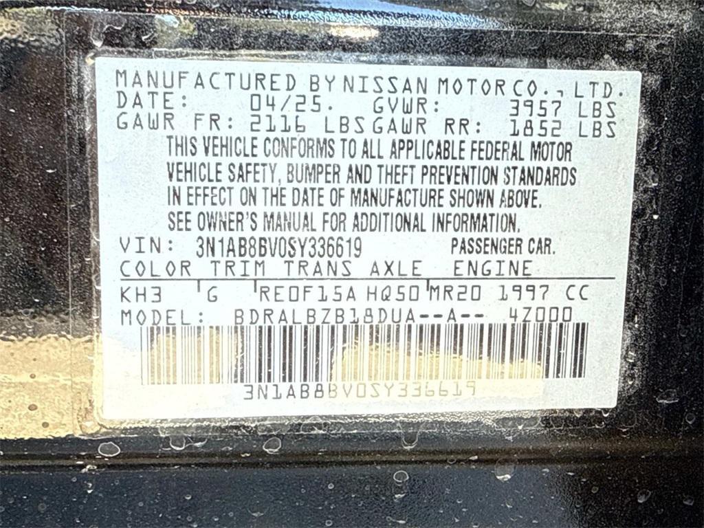 new 2025 Nissan Sentra car, priced at $23,345