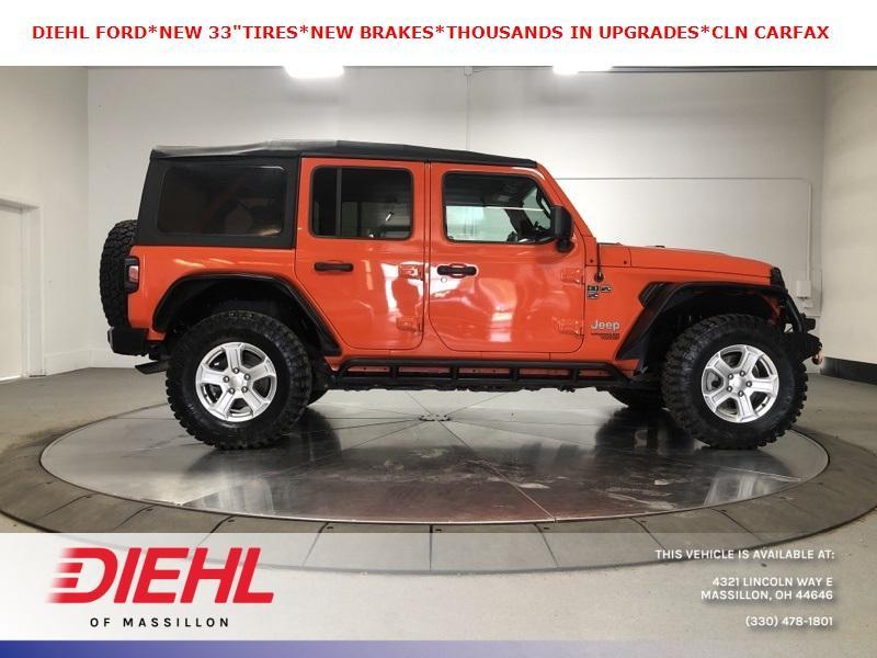 used 2019 Jeep Wrangler Unlimited car, priced at $27,911