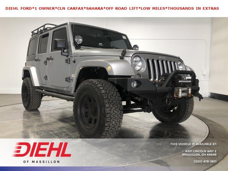 used 2015 Jeep Wrangler Unlimited car, priced at $22,866